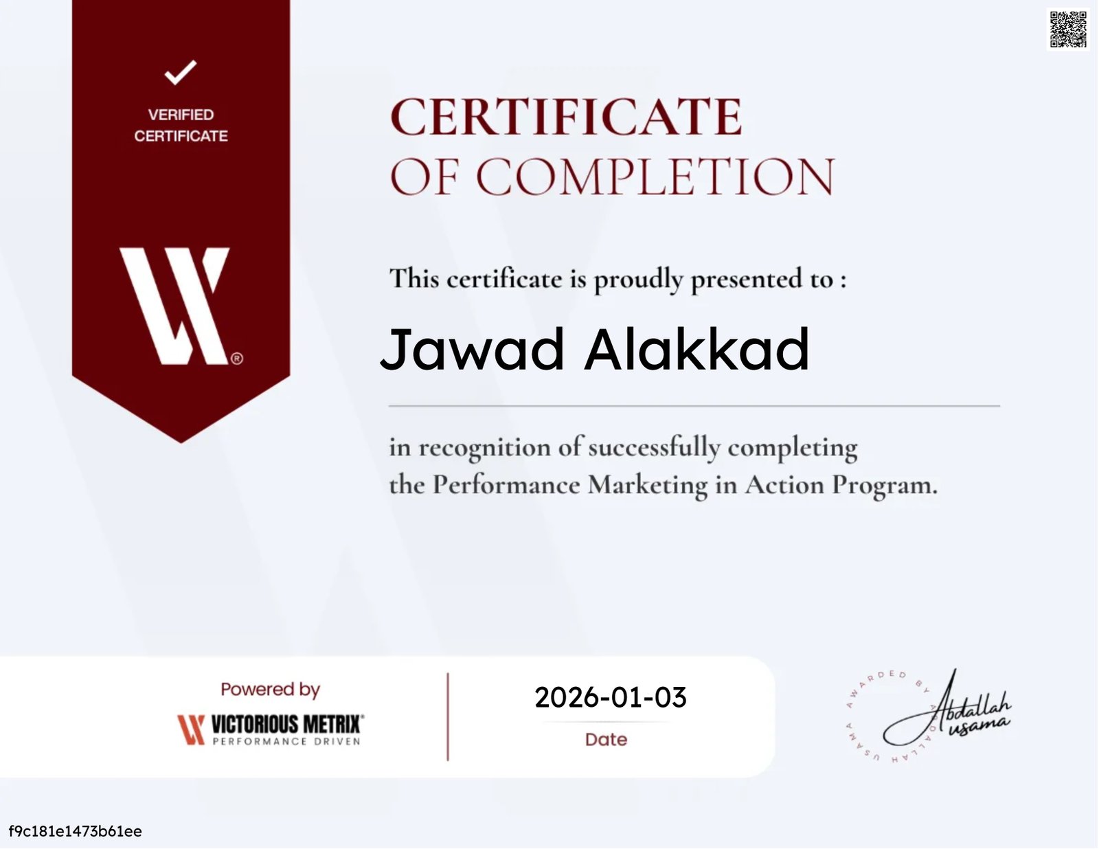 Performance Marketing in Action Program