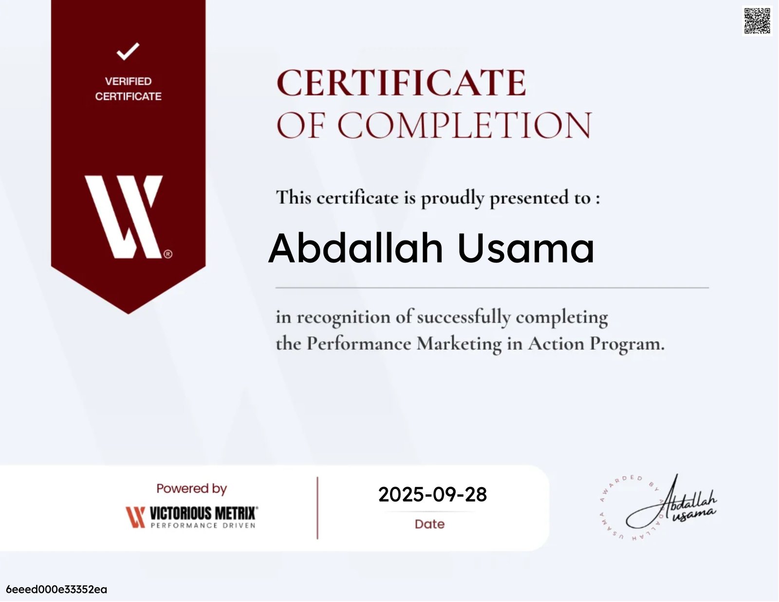 Performance Marketing in Action Program