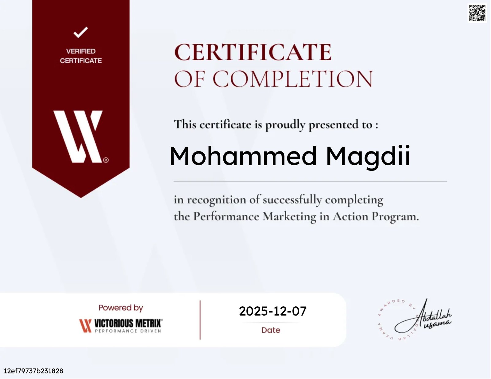 Performance Marketing in Action Program